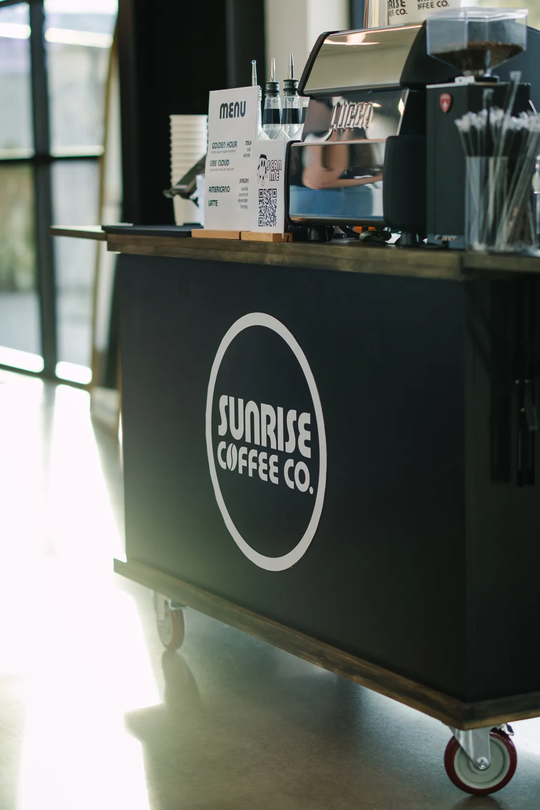 The Sunrise Coffee Co. cart